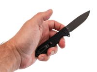 Складной нож Daggerr Dopey all black DL, сталь 8Cr14MoV, рукоять FRN