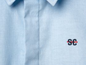 Рубашка текстильная на кнопках