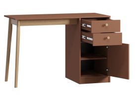Стол Торвалль-1 120x52 Терракотовый/Натуральный