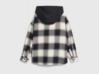 Куртка-рубашка с капюшоном для мальчиков, Черный