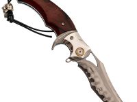 Складной нож Steelclaw Запад-01, сталь VG10/дамаск, рукоять палисандр