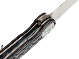 Складной нож Dr.Tech W3897MG, сталь D2, рукоять микарта, Pattern gray