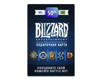 Карта пополнения баланса Battle net 50 BRL (BR) [Цифровая версия] (PC)