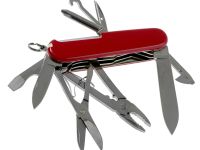 Нож перочинный Victorinox Deluxe Tinker, сталь X55CrMo14, рукоять Cellidor®, красный