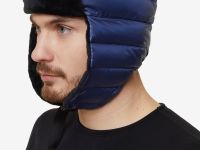 Пуховая шапка-ушанка BASK