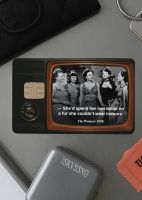 Наклейка матовая на банковскую карту ISKVSSNO "Last dollar"