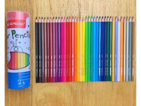 Набор карандашей цветных Acmeliae 36 цв, в футляре-тубусе