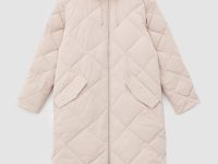 Стеганое утепленное пальто
