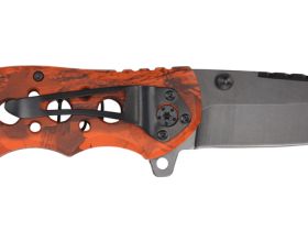 Нож складной Stinger FK-020OR, сталь 3Cr13, рукоять оранжевый алюминий