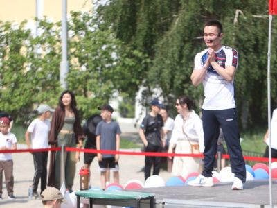 В Якутске известные спортсмены показали мастер-классы в День России