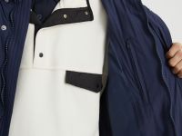 Пуховое пальто с воротником-стойкой