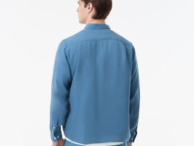 Мужская льняная рубашка Lacoste