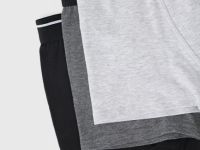 Трусы для мальчиков, 3 шт., Серый