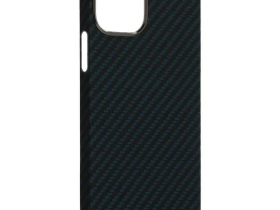 Чехол-накладка K-Doo Kevlar Case для iPhone 14 Plus карбоновый (черно-синий в полоску)