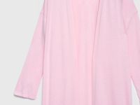 Удлинённый кардиган с кашемиром, Розовый