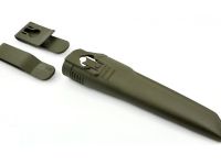 Нож с фиксированным лезвием Morakniv Bushcraft Forest, сталь Sandvik 12C27, ручка резина/пластик