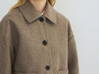 Куртка из пальтовой ткани, Бежевый