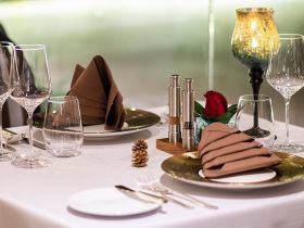 Романтический ужин в ресторане