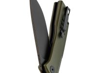 Складной нож Petrified Fish Loco PFB02GRDW, сталь D2, рукоять G10 зеленый