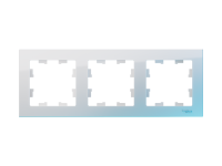 Рамка 3-постовая AtlasDesign Classic, белый