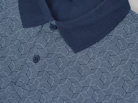 Поло прямого кроя из джерси