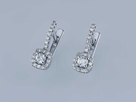 Серьги из белого золота э4712сг12220107