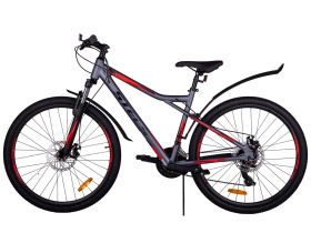 Горный велосипед Stels Navigator 710 MD 27.5 V020, год 2025, цвет Серый-Зеленый, ростовка 18