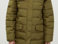 Утепленное пальто силуэта oversize