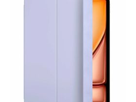 Чехол-книжка Smart Folio Cover для Apple iPad Pro 13 (2024) (полиуретан с подставкой) (Light Violet)