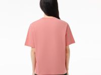 Женская Футболка Lacoste Loose Fit из мягкого хлопка