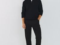 Джемпер из шерсти мериноса, Черный