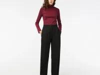 Женские брюки Lacoste из смеси шерсти и вискозы