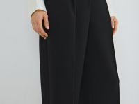 Прямые брюки со стрелками, Черный