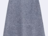 Вязаная юбка силуэта трапеция