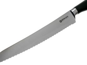 Кухонный хлебный нож Boker Core Professional Bread Knife, 220 мм, сталь X50CrMoV15, рукоять пластик