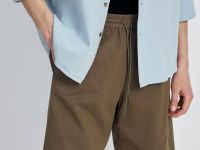 Шорты из хлопка с эластичным поясом