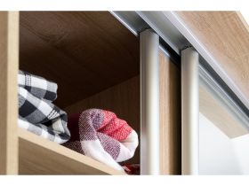 Шкаф-купе Байкал 2-120x240 Дуб Сонома 2 зеркала