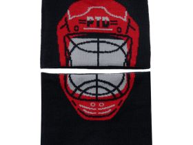 Комплект вязаный для мальчика: шапка, снуд