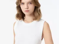 Женский топ Lacoste из эластичного хлопка