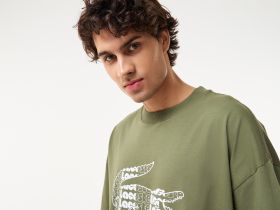 Мужская хлопковая футболка Lacoste