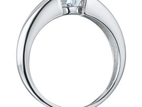 Классическое кольцо из белого золота э4712кц08210857_white