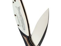 Складной нож Reptilian Корюшка-03, сталь VG-10, рукоять White G10