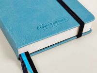 Еженедельник Aesthetic "Never" B6+, Голубой