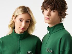Толстовка Lacoste унисекс свободного кроя