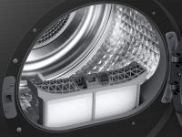 Сушильная машина Samsung с интеллектуальной панелью, 9 кг, DV6000T черный