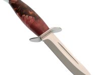 Нож Финка, сталь 95х18, рукоять кап клена/акрил