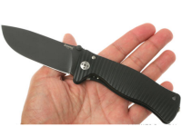 Нож складной LionSteel SR1A BB, сталь D2, рукоять алюминий