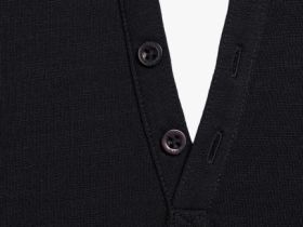 Лонгслив с имитацией футболки для мальчиков, Черный