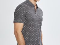 Однотонное поло из хлопка