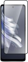 Защитное стекло BoraSCO для TECNO Spark 20 Pro с чёрной рамкой